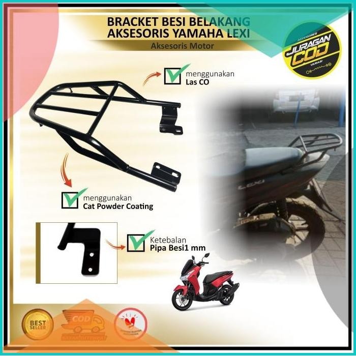 Bracket Besi Yamaha LEXI bluecore 2018-2022 / Begel Belakang Lexi 2020
