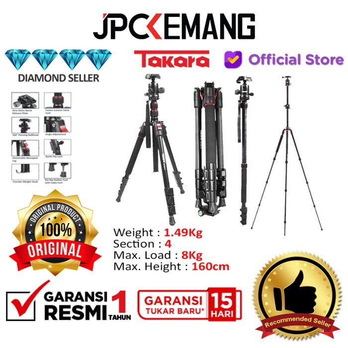 Takara Rover 66 Tripod Monopod Kamera Takara Rover 66 Garansi Resmi