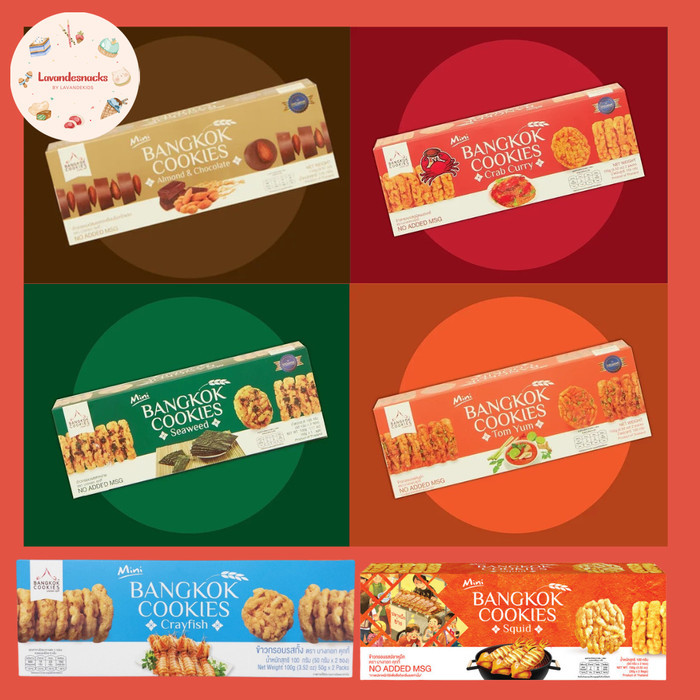 

Camilan Kerupuk Nasi Bangkok Cookies