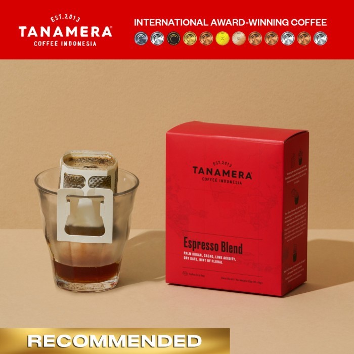 

Tanamera Coffee Drip Bag / Filter Bag: Espresso Blend