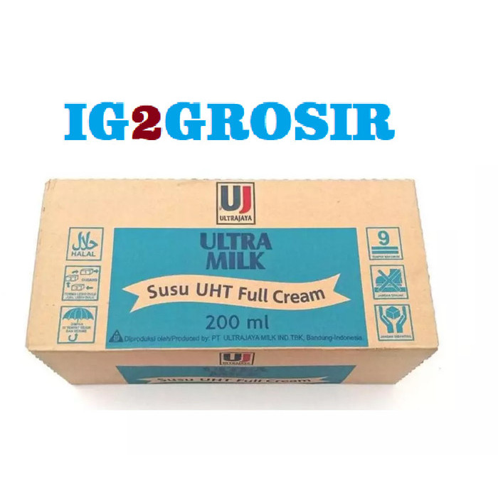 

Ultra Milk Full Cream 200ml (1 dus/ 24 pcs)