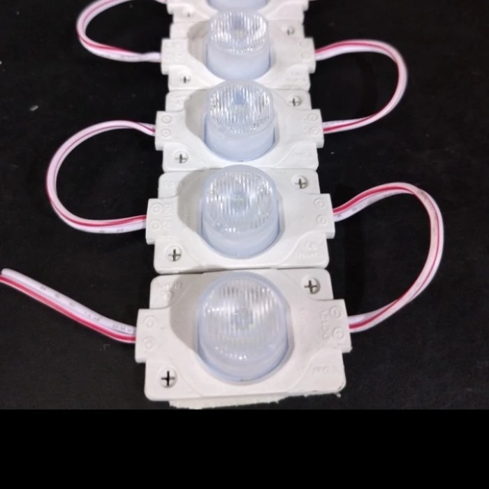 lampu LED modul 1 mata 12V 1.5W samsung warna putih harga 100pc ini