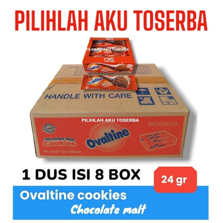 

Biskuit OVALTINE Chocolate Malt COOKIES 24 gr - ( HARGA 1 DUS )