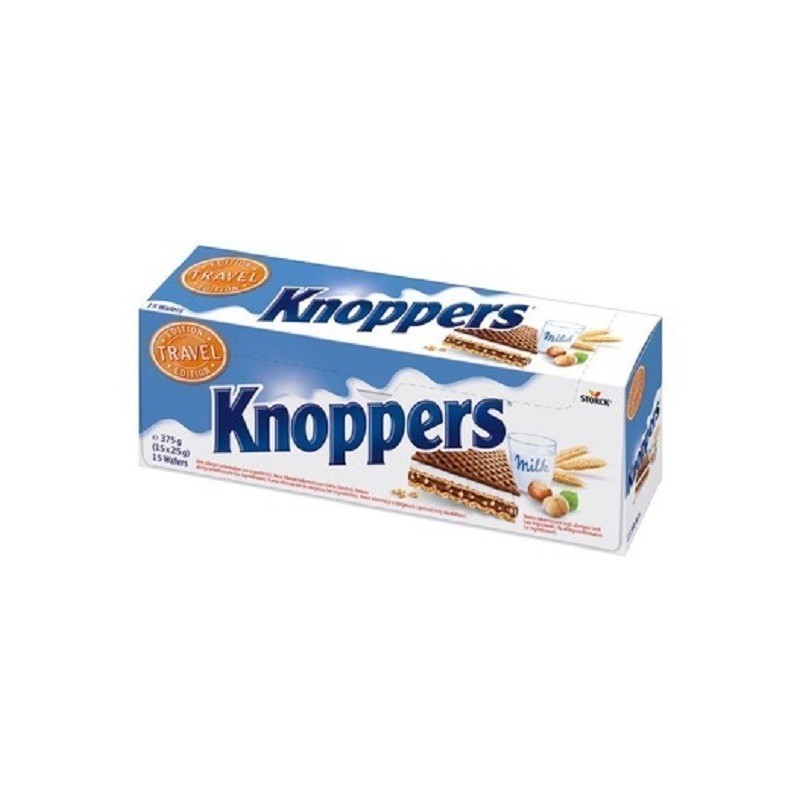 

Storck Knoppers Coklat Wafer Travel Edition 375gram isi 15pcs