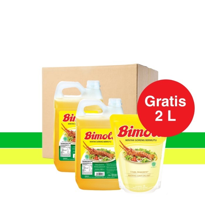 

Bimoli Minyak Goreng 2 x 5 L - Gratis 2 L