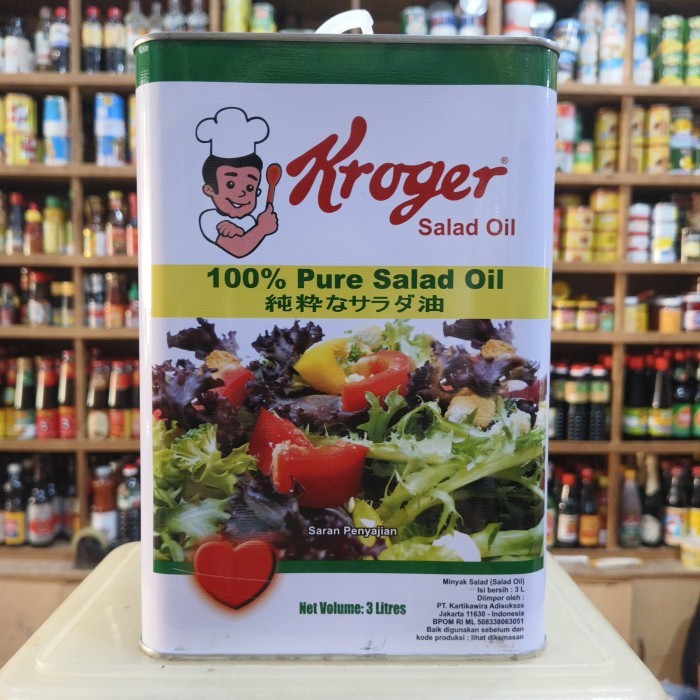 

Kroger Salad Oil/ Minyak Salad 3liter