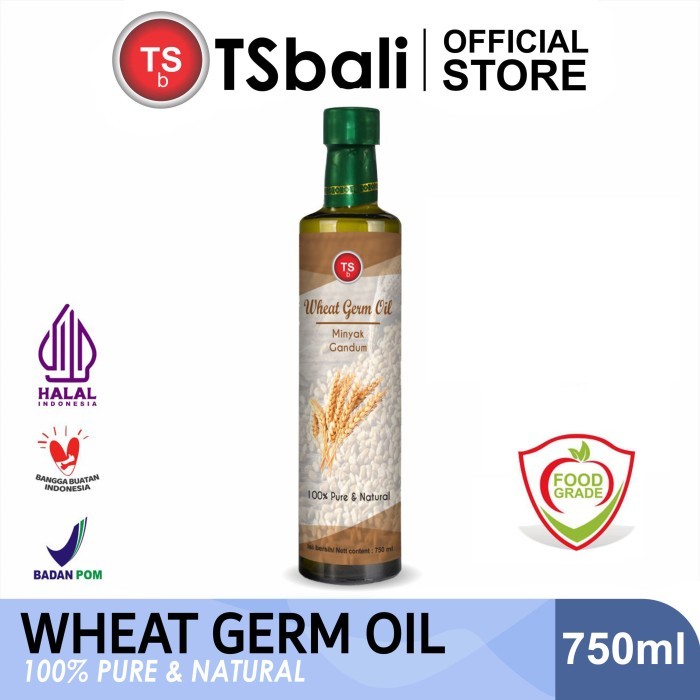 

Wheat Germ Oil Minyak Gandum TSBali 100% Murni & Alami 750 ml
