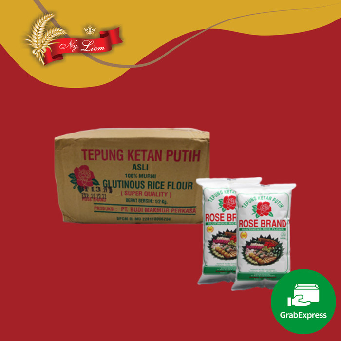 

ROSE BRAND Tepung Ketan Putih 20 x 500 gram