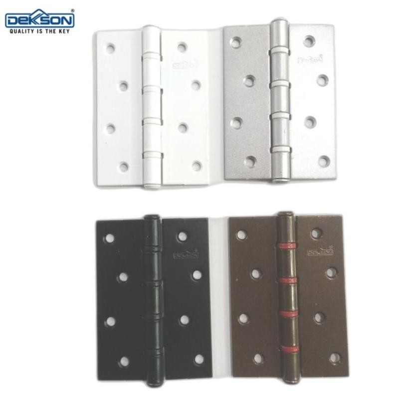 RK JAYA ALUMUNIUM Engsel Pintu Kupu kupu Nylon Dekkson 4x3x2MM 4NR Warna "