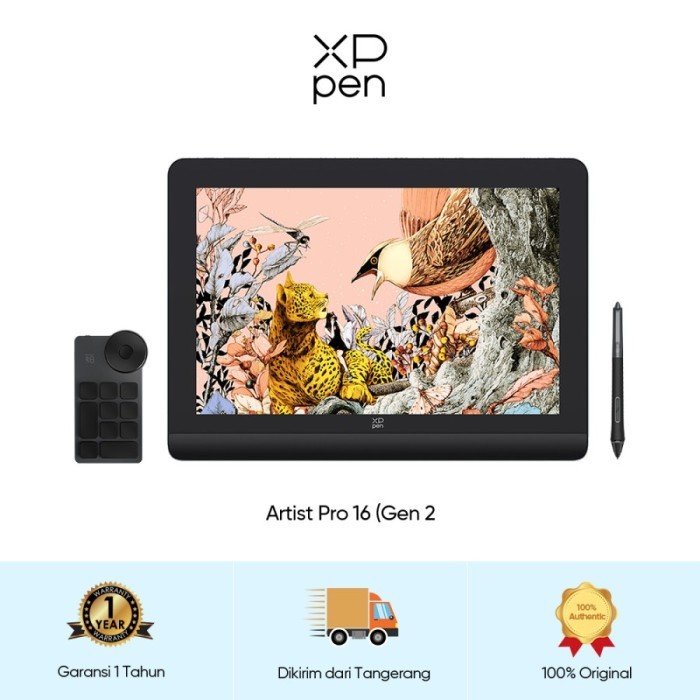 Xp Pen Artist Pro 16 (Gen 2) - Pen Display Drawing Monitor Xp-pen Artist Graphic Display - Garansi 2