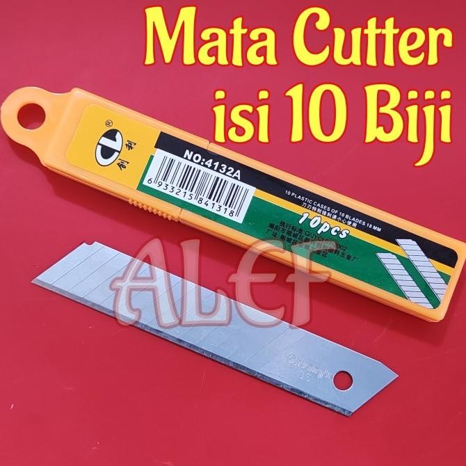 

10Pcs Mata Cutter besar mata pisau cuter kater