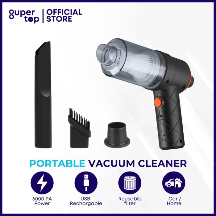 [CASH ON DELIVERY] Vacuum Cleaner Portable Mini USB Penyedot Debu Mobil Sudut Laptop Multifungsi  3I