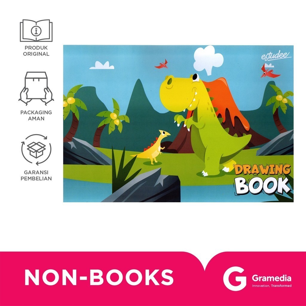 

Estudee Drawing Book A4 J Dino