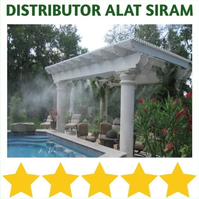 Paling Laris Paket Alat Siram Misting 15 Titik 0.8 Mm Mist Nozzle Kabut Selang Air