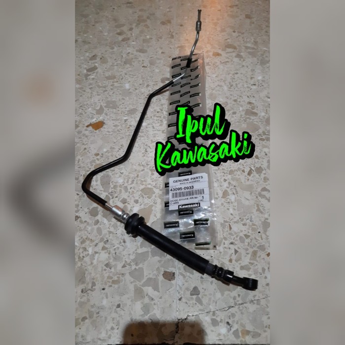 TERBARU selang rem belakang ninja 250 fi old abs (modul ke master) original