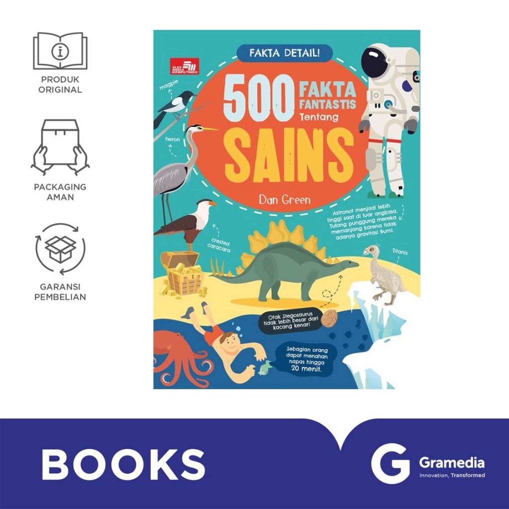 Fakta Detail 500 Fakta Fantastis Tentang Sains (Dan Green)