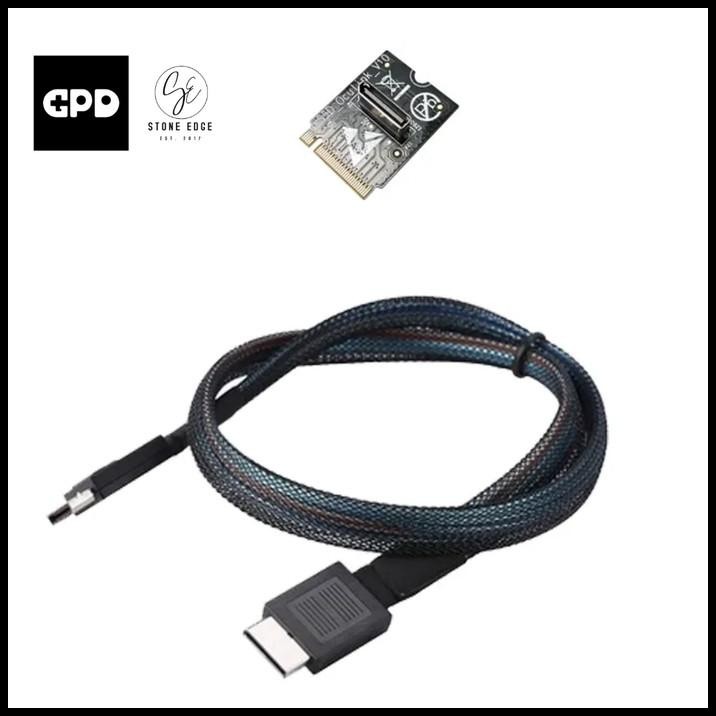 Ready e-faktur GPD Original Oculink Cable SFF 8611 M2 Card GPD G1 Thunderbolt 4 USB C