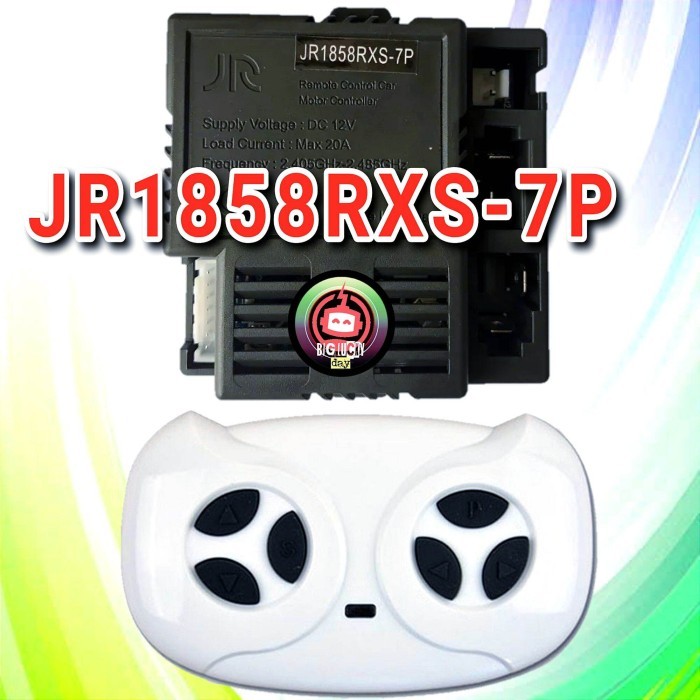 TERJAMIN PRODUK TERBARU REMOT RECEIVER JR1858RXS-7P 12V MOBILAN AKI ANAK REMOTE CONTROL IC MODUL