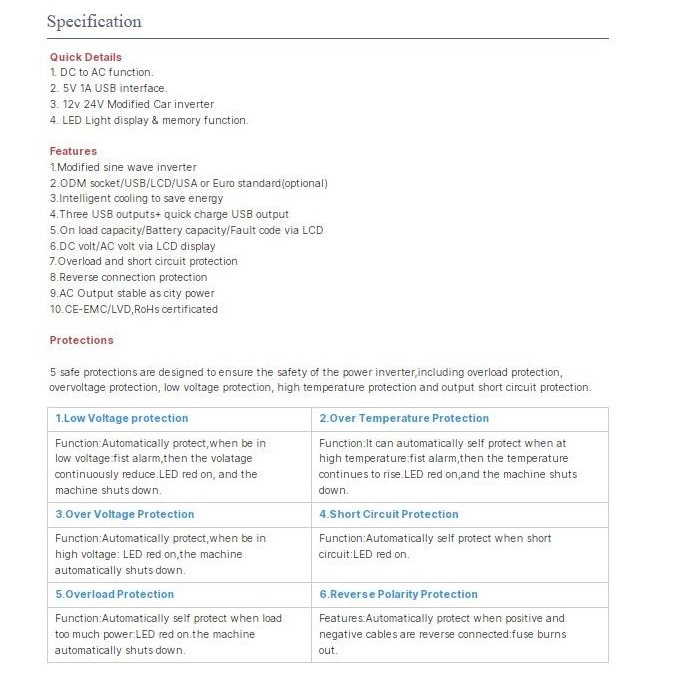 Inverter Off Grid Pure Sine Wave Auto Voltage 48-72 Volt 1000-3000 Watt [terbaik]