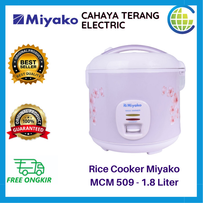 Rice Cooker Miyako Mcm509 Mcm 509 - 1.8 Liter