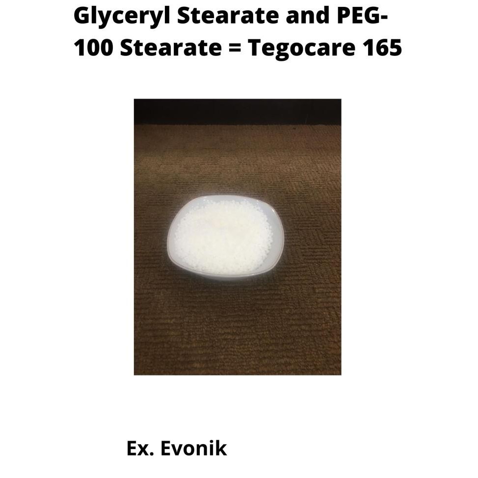 

BEBAS ONGKIR - Glyceryl Stearate and PEG -100 Stearate = Tegocare 165 (1 Kg)