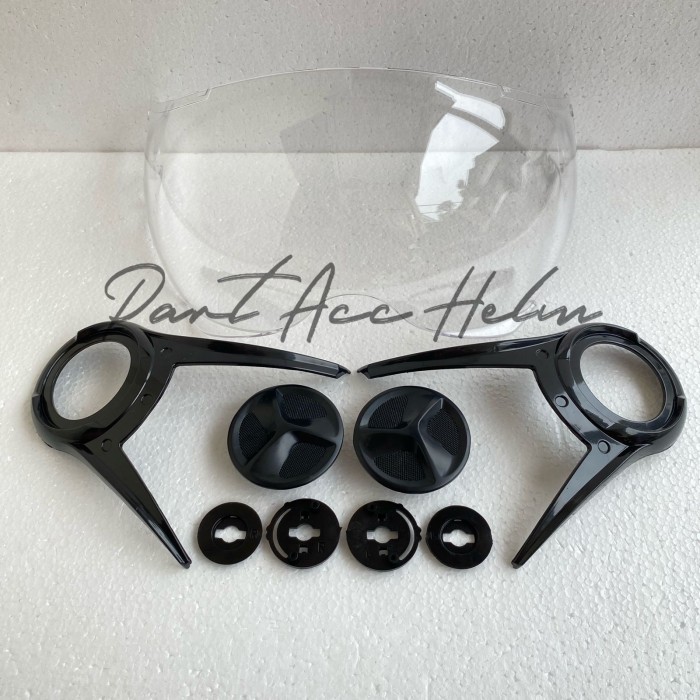 KACA VISOR DAN PAKET KACA LENGKAP HELM YAMAHA LEXI, YAMAHA MIO S, YAMAHA MIO FINO ORIGINAL