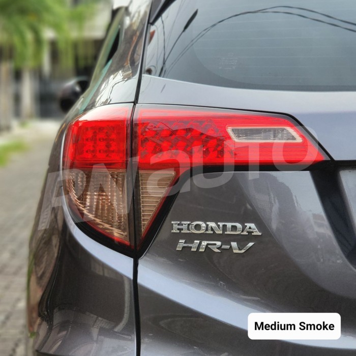 STIKER SMOKE LAMPU BELAKANG TAIL LIGHT AKSESORIS HONDA HRV 2015 - 2021