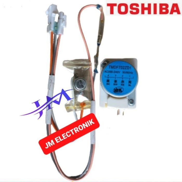 TIMER + DEFROST KULKAS TOSHIBA 2 PINTU 1SET