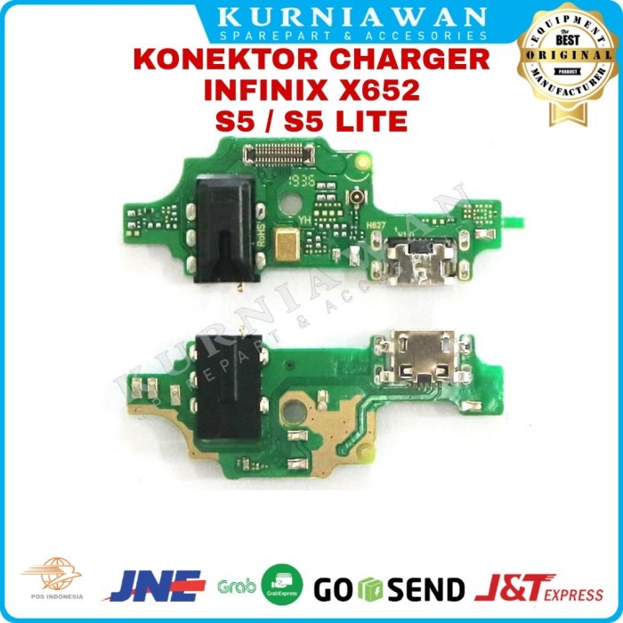 KONEKTOR CHARGER INFINIX S5 S5 LITE X652 PCB BOARD USB CONECTOR CAS