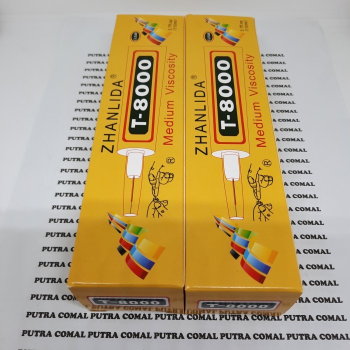 LEM LCD TOUCHSCREEN ZHANLIDA T8000 T-8000 110ML PUTIH CLEAR BENING