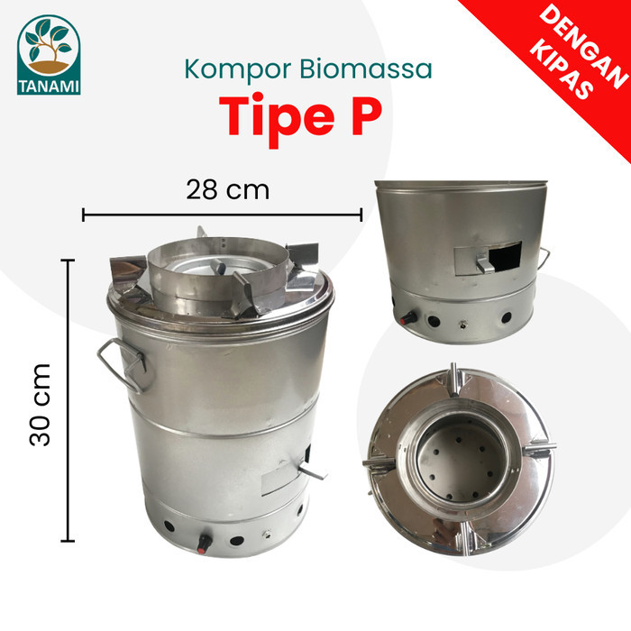 READY Kompor Biomassa / Kompor Biomas / Kompor Wood Pellet by Tanami