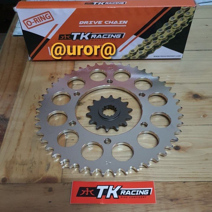Gear Set Tk Ninja 250 Old / Ninja 250 Fi & Rantai Tk 520 O - Ring