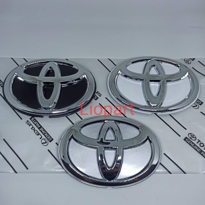 LOGO COVER BAN SEREP RUSH WARNA HITAM SILVER PUTIH