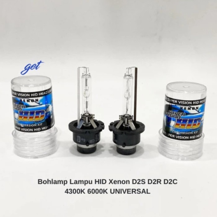 BOHLAMP LAMPU HID XENON D2S D2R D2C 4300K 6000K UNIVERSAL