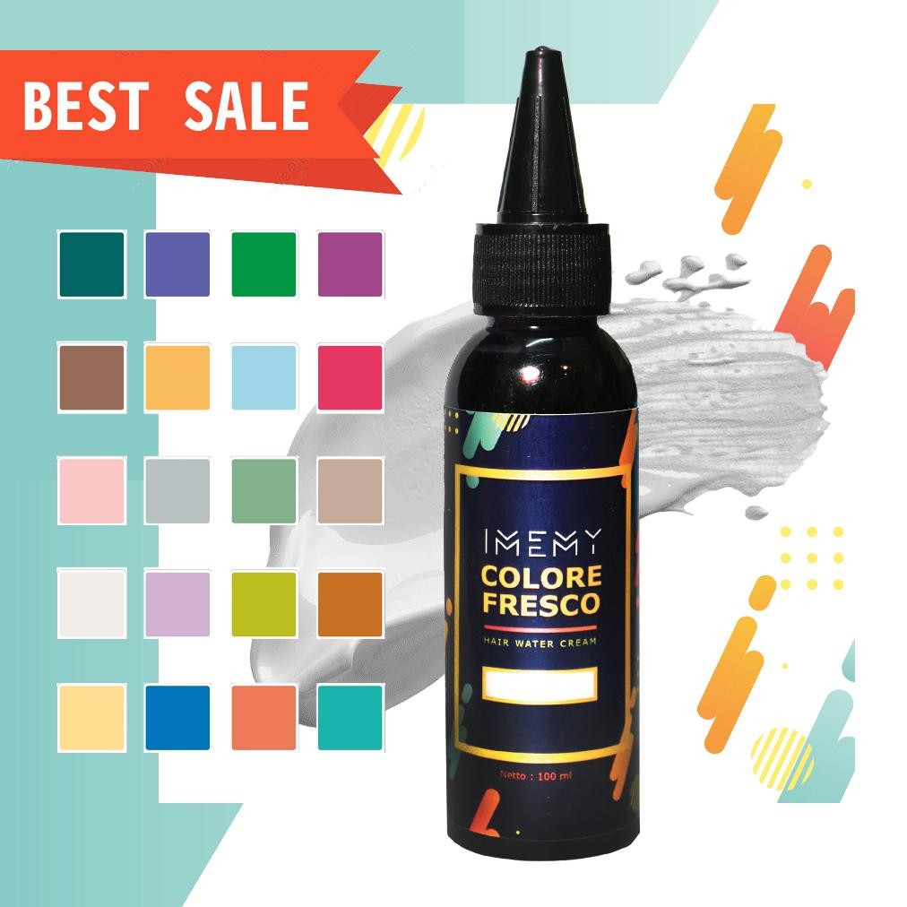 BISMILAH COLORE FRESCO SEMUA WARNA CAT RAMBUT HAIR COLOR CREAM CAT PEWARNA GRAY ABU-ABU ASH BROWN PI