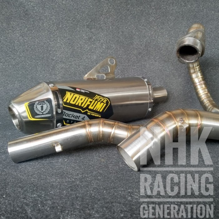 Knalpot Norifumi Rocket 4 Hanya Buat Klx 230 250 Crf 230 250 Cc