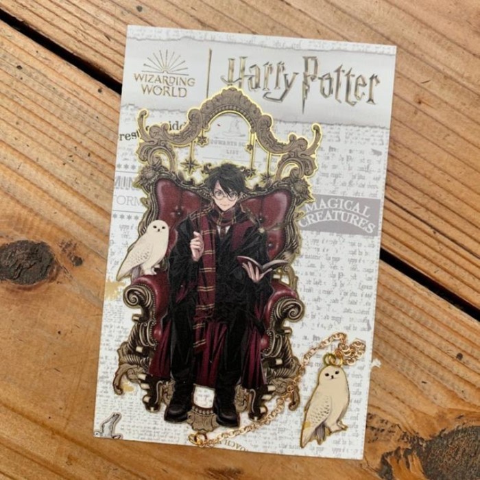 

Andra - Bestseller Bookmarks Pembatas Buku Penanda Buku Rantai Gantungan Hogwarts Slytherin Castle