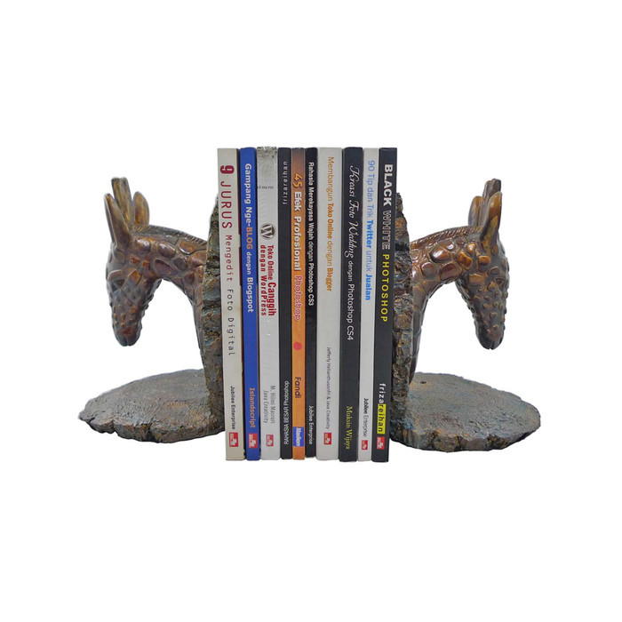 

Andra - Hermosa Pembatas Buku/Book End Head Giraffe