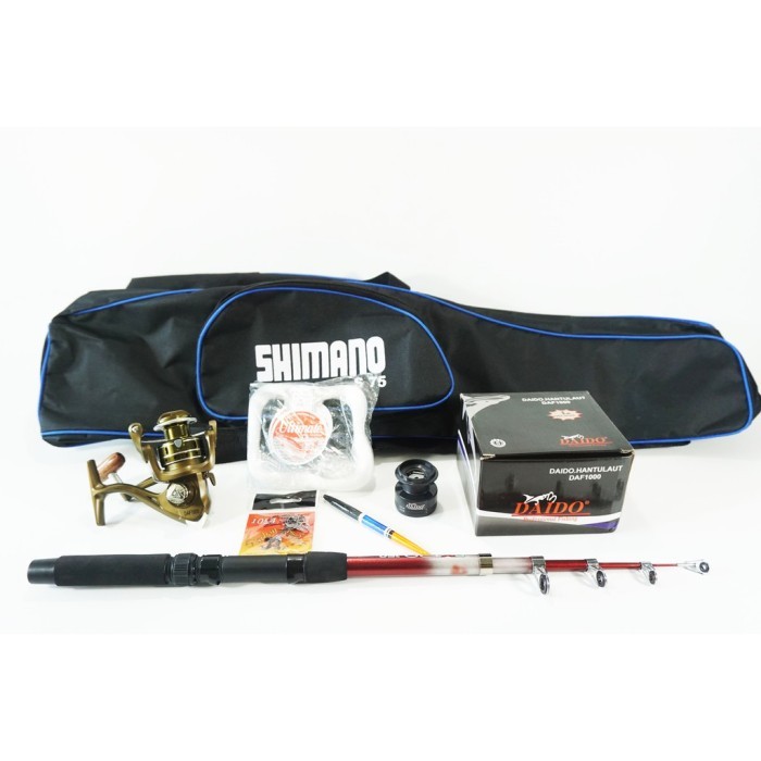 SET ALAT PANCING KOMPLIT REEL DAIDO SPOOL BESI DAN JORAN ANTENA 150