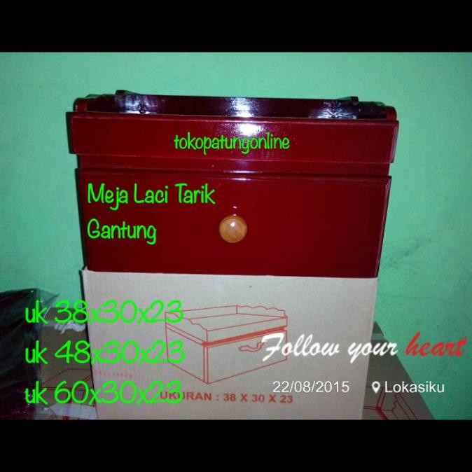 

Ready Meja Gantung Tarik Dan Laci Uk 60