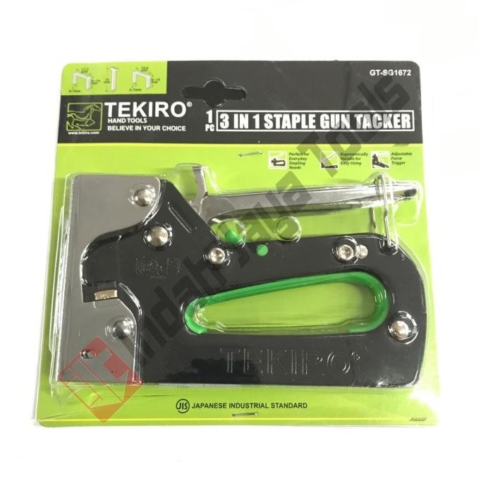 

TEKIRO STAPLES GUN TACKER 3 IN 1 - 6 - 14 MM STAPLE JOK TEMBAK HEKTER ORIGINAL DAN TERPERCAYA