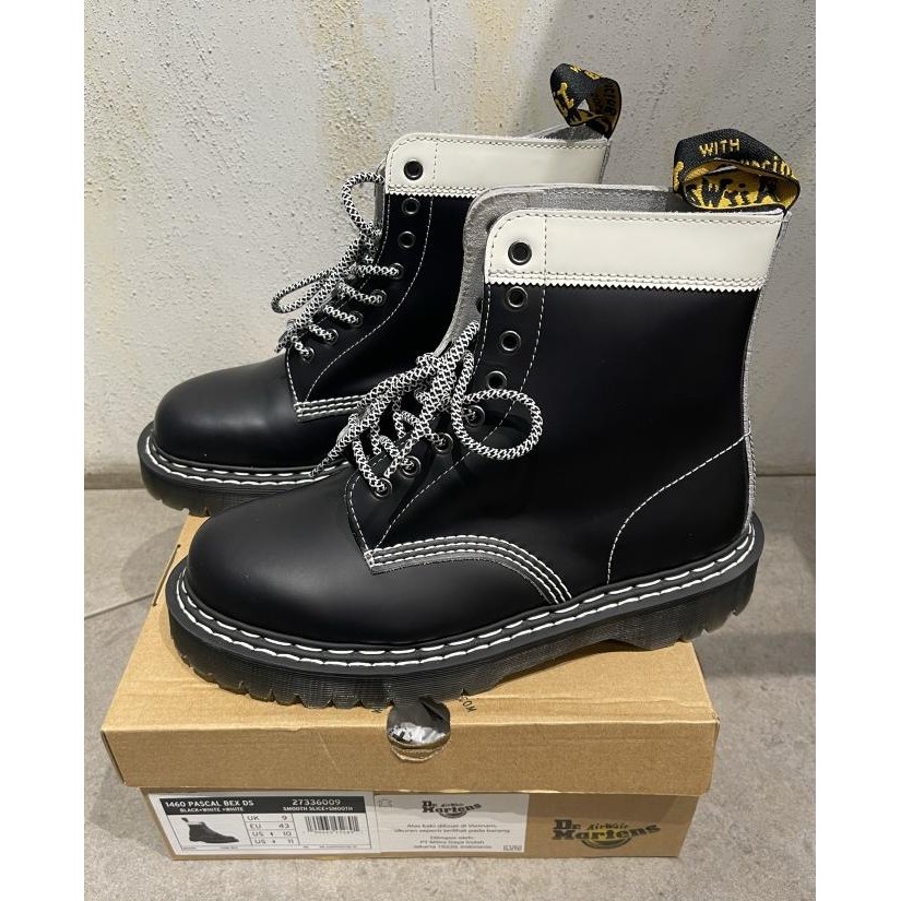 Dr martens 1460 Bex pascal Black + White P67T
