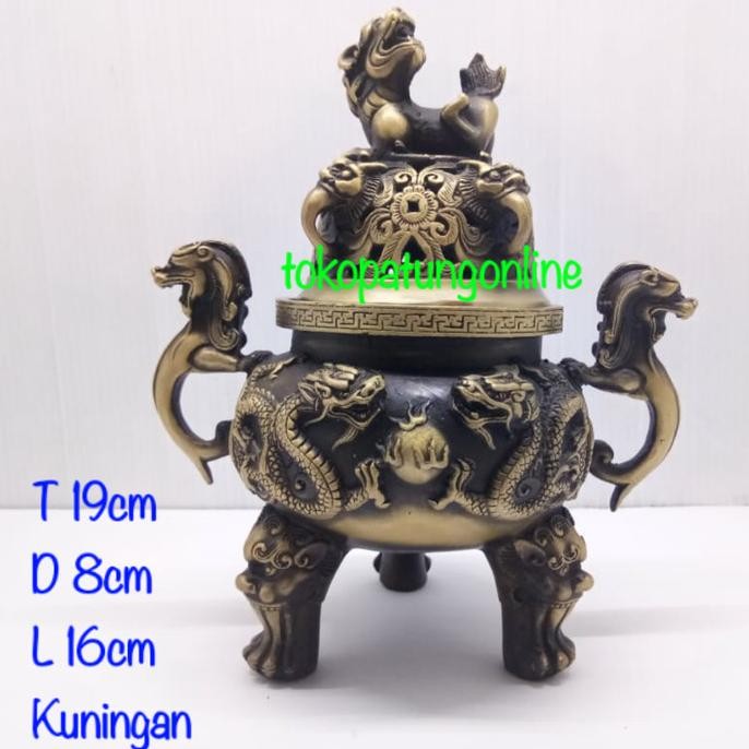 

Ready Tempat Dupa Kerucut Bubuk Lingkar Naga 3 Dimensi