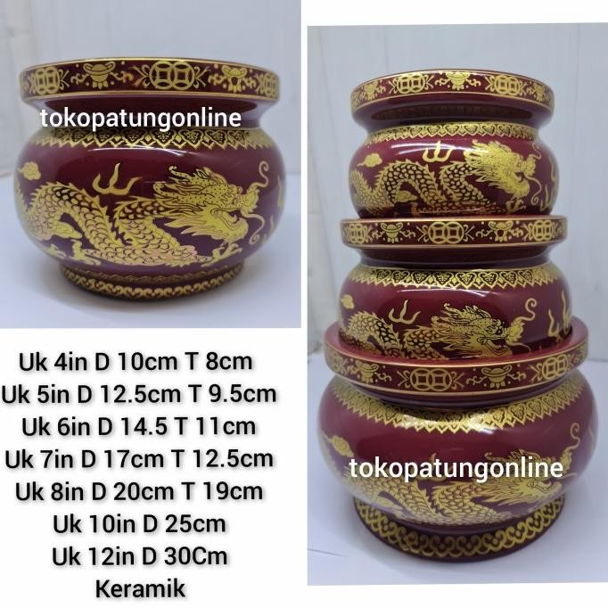 

Ready Hiolo Naga Keramik Uk 5in