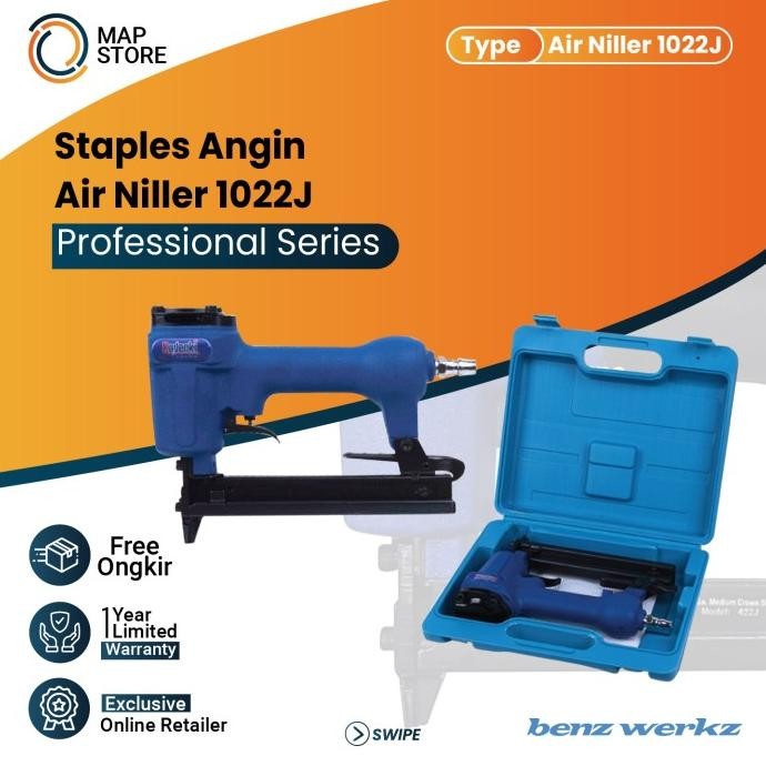 

KODENKI 1022J AIR NAILER GUN PAKU TEMBAK U STAPLES STAPLER ANGIN MESIN ORIGINAL DAN TERPERCAYA