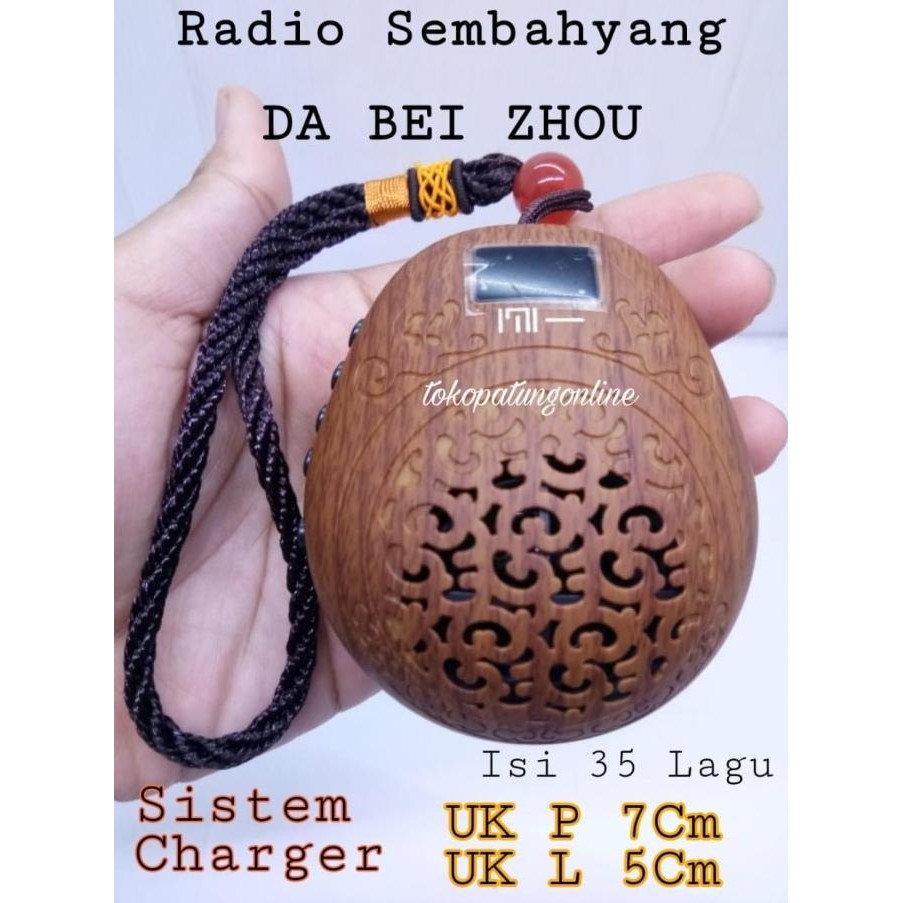 

Ready Radio Sembahyang Da Bei Zhou Portable 35 Lagu