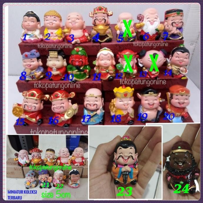 

Ready Patung Buddha Dewa Dewi Miniatur Uk 5cm