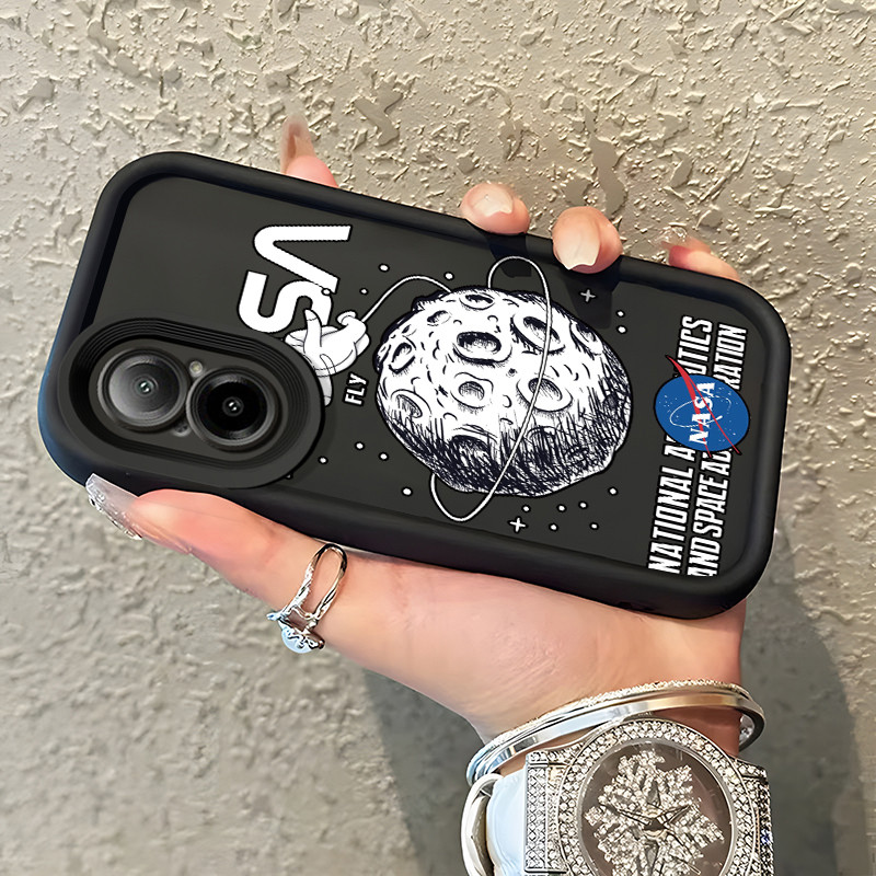 Casing Hp Untuk Realme C67 4G C65 4G Realme 12 Lite Case Kasing HP casing pola Nasa astronot pelindu