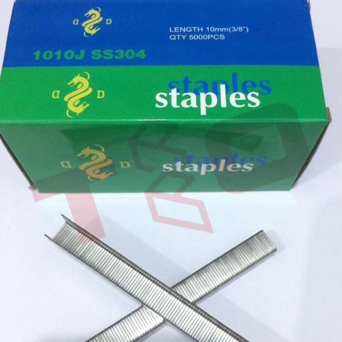 

ISI STAPLES 1010J STAINLESS STEEL 304 - GUN TACKER - PAKU TEMBAK 1010 ORIGINAL DAN TERPERCAYA