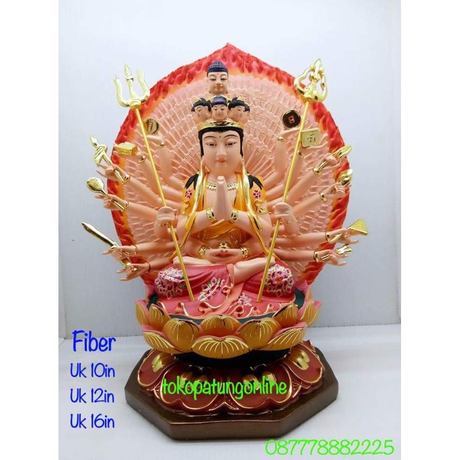 

Ready Patung Dewi Kwan Im Seribu Tangan Fiber Uk 10